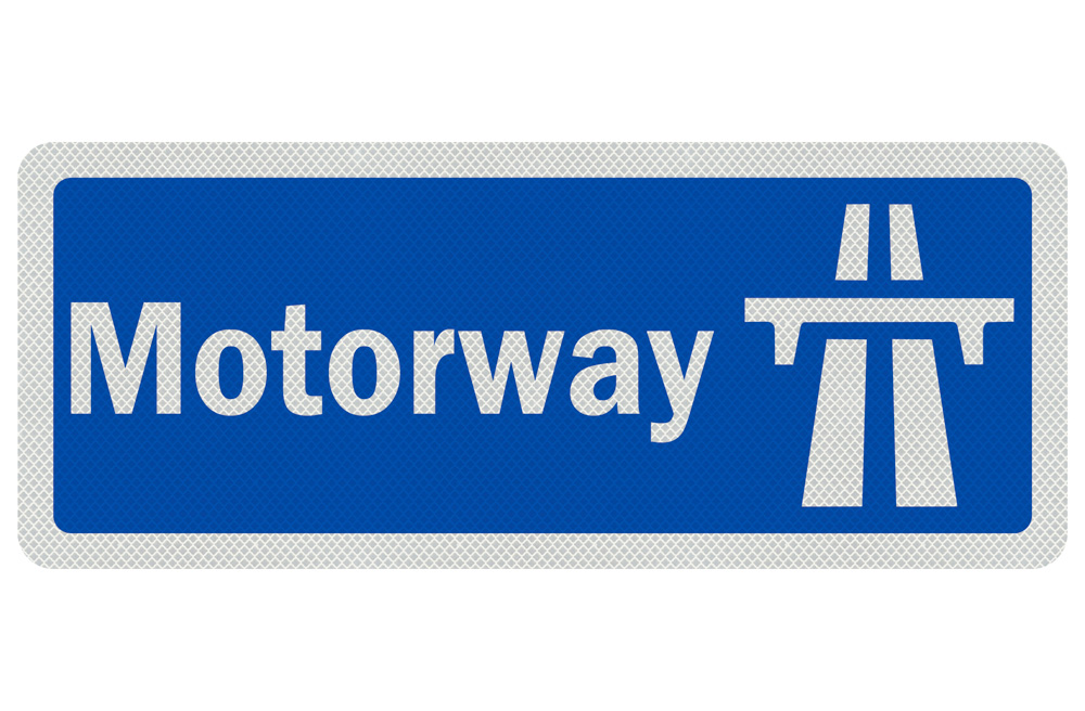 Motorway sign late 50's